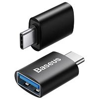 фото товару Бездротовий Bluetooth адаптер BASEUS Ingenuity Mini OTG USB 3.1 to Type-C Black
