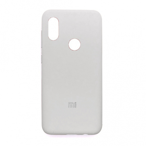 Накладка Silicone Case High Copy Xiaomi Redmi 7 (2019) White фото товару Накладка Silicone Case High Copy Xiaomi Redmi 7 (2019) White