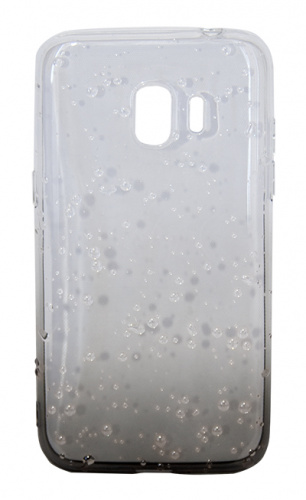 фото товару Силиконовая накладка 3D Капли gradient Samsung J2 (2018) J250 black