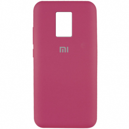 фото товару Накладка Silicone Case High Copy Xiaomi Redmi Note 9S/9 Pro (2020) Raspberry Red