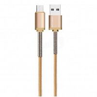 фото товару Дата кабель Joyroom Explorer Series S-M323 microUSB 1.2m 2.4A Gold
