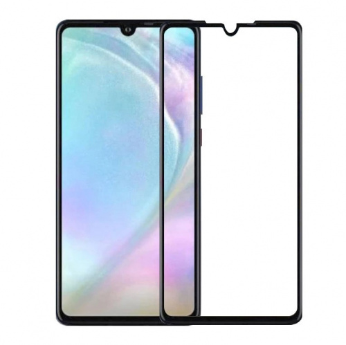 фото товару Захисне скло MakeFuture Huawei P30 Full Cover (full glue) Black