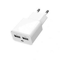 фото товару МЗП Florence 2USB 3A White (FW-2U030W)