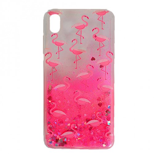 фото товару Накладка TPU Lively Glitters Xiaomi Redmi 7A Flamingo Rose (тех.пак)