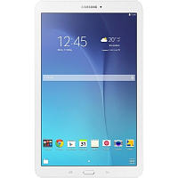 фото товару Планшет Samsung T561 Galaxy Tab E 9.6"(3G) White 9.6", PLS TFT, Quad Core, 1.3Ghz,1,5Gb/8Gb, BT4.0, 802.11 b/g/n, GPS/ГЛОНАСС, 2MP/5MP, Android 4.4,