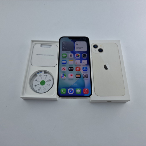 Apple iPhone 13 128 GB Starlight фото товару Apple iPhone 13 128 GB Starlight