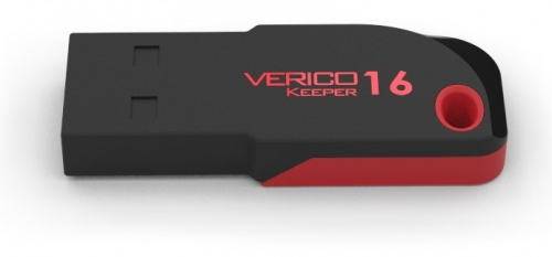 фото товару Verico USB 16Gb Keeper Black+Red