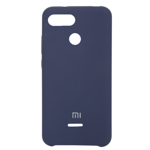 фото товару Накладка Silicone Case High Copy Xiaomi Redmi 6 Midnight Blue