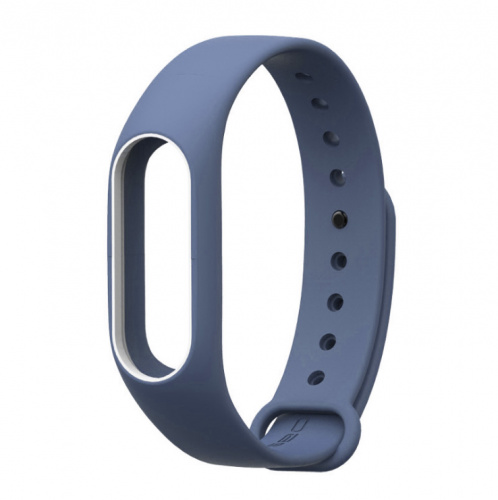 фото товара Ремінець для Mi Band 2 Dark Blue/White