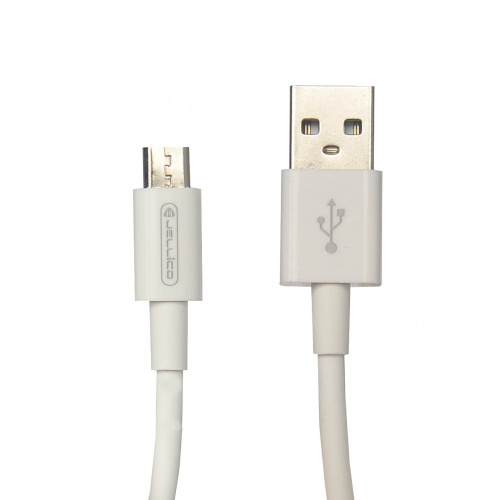 фото товару Дата кабель Jellico NY-11 microUSB 2.1А 1m White