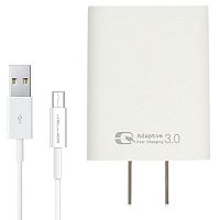 фото товару СЗУ Jellico AQC31 + microUSB cable White