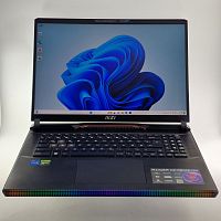 фото товару MSI, 17", Intel Core i7 13th generation, Nvidia GeForce RTX 4070, 32 GB, Black / 2TB SSD