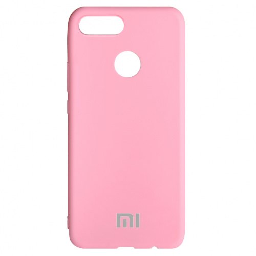 фото товару Накладка Silicone Case High Copy Xiaomi Redmi 6 Pink