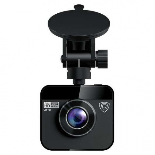 фото товара Відеореєтратор Prestigio RoadRunner 370 2.0'' IPS (320x240), FHD 1920x1080@30fps, 2 MP camera, 140°, 120 mAh battery, GPS, Night Vision