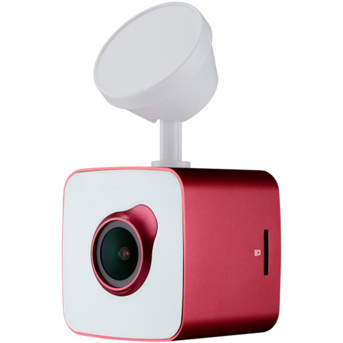 фото товара Відеореєтратор Prestigio RoadRunner CUBE 530RW red/white, FHD, 2MP, 30fps, 140В°