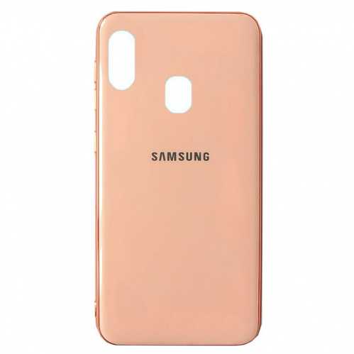 фото товару Накладка Original Silicone Joy touch Samsung A10s (2019) A107F Rose gold (тех.пак)