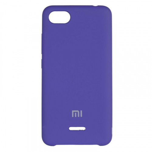 фото товару Накладка Silicone Case High Copy Xiaomi Redmi 6A Dark blue