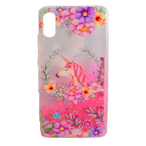 фото товару Накладка TPU Lively Glitters Xiaomi Redmi 7A Unicorn Rose (тех.пак)