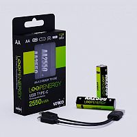 фото товара Ак. Verico Loop Energy AA USB Type-C 1700mAh Li-ion 2шт./уп.