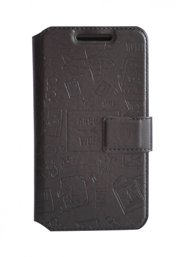 фото товару Чехол-книжка Florence универсальная Around the world 5' чёрный