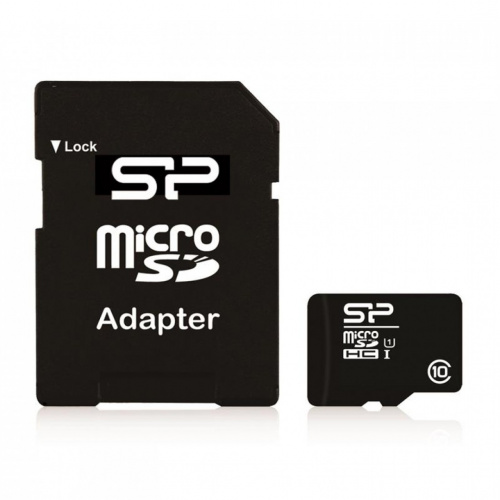 фото товару Silicon Power MicroSDHC 8GB+SD adapter (class 10)