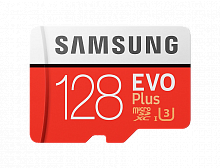 фото товару Карта памяти (акция) Samsung MicroSDXC (UHS-1) EVO Plus 128GB (Class 10)+SD адаптер