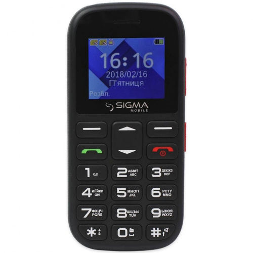фото товару Sigma Comfort 50 mini5 black-red