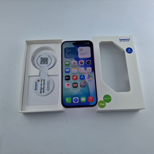 Apple iPhone 16 128 GB Pink фото товару Apple iPhone 16 128 GB Pink