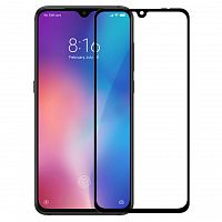 фото товару Захисне скло MakeFuture Xiaomi Mi 9 Full Cover (full glue) Black