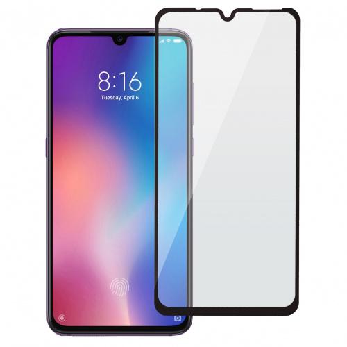 фото товару Захисне скло MakeFuture Xiaomi Mi 9 Lite Full Cover (full glue) Black