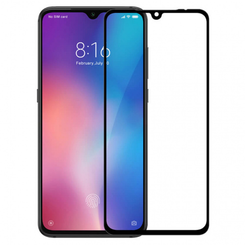 фото товару Захисне скло MakeFuture Xiaomi Mi 9 Full Cover (full glue) Black