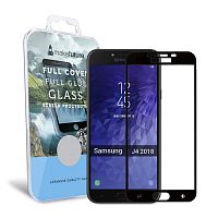 фото товару Захисне скло MakeFuture Samsung J4 (2018) J400 Full Cover (full glue) Black