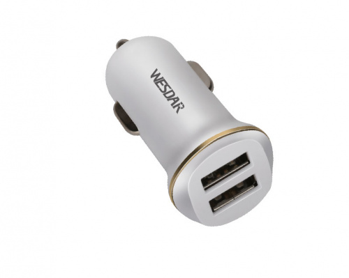 фото товару АЗУ Wesdar U8 2USB 3.1A White