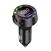 фото товару FM-модулятор Jellico FM2 USB+PD 30W Black