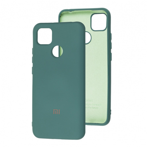 фото товару Накладка Silicone FULL Case High Copy Xiaomi Redmi 9C Pine Green