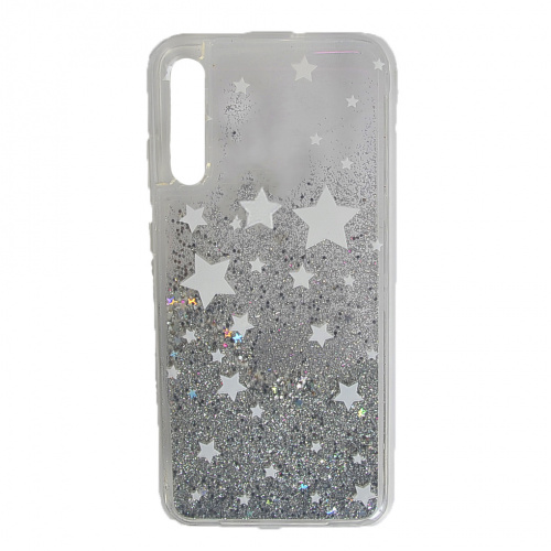 фото товару Накладка TPU Lively Glitters Samsung A70 (2019) A705F silver stars (тех.пак)