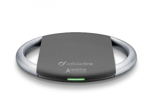 фото товару БЗУ Cellularline with Adaptive Technology black (WIRELESSPADADAPTK)