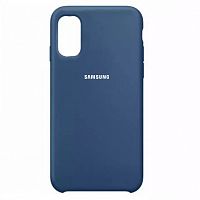 фото товару Накладка Silicone Case High Copy Samsung M21/M30s Dark blue