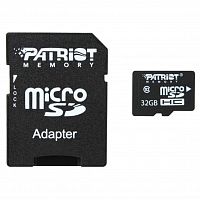 фото товару Patriot MicroSDHC 32GB UHS-I (Class 10) LX Series +SD adapter