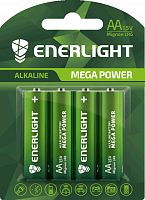 фото товара Батарейка Enerlight Alkaline Mega Power LR6 блістер 4шт./уп.