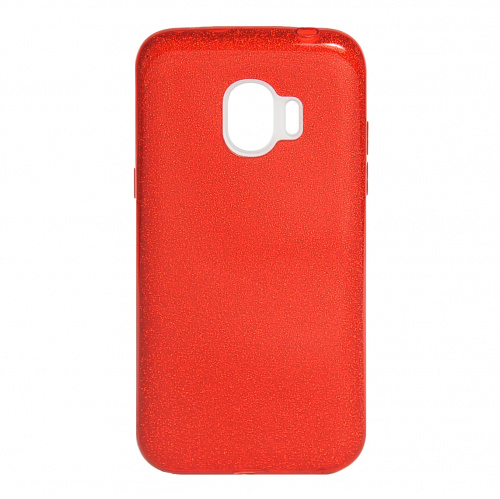 фото товару Накладка Shine 3в1 (PC+TPU) Samsung J2 (2018) J250 red (тех.пак)