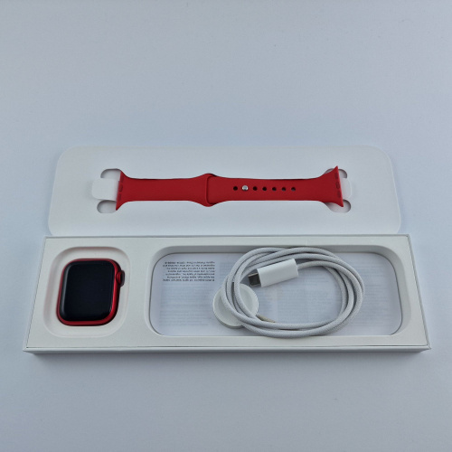 фото товару Apple Watch Series 9 GPS, 41mm, (PRODUCT)RED, (PRODUCT)RED Sport Band, M/L