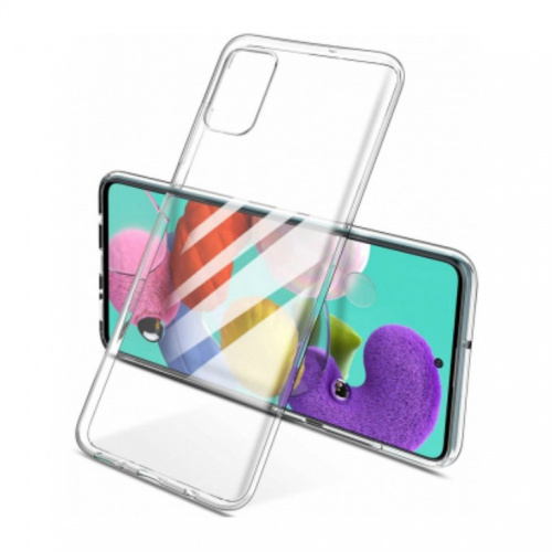 фото товару Накладка Florence силіконова TPU Samsung A41 (2020) A415F transparent (тех.пак)