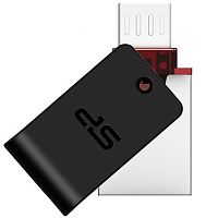 фото товару SILICON POWER 8Gb Mobile X31 Black OTG USB 3.0