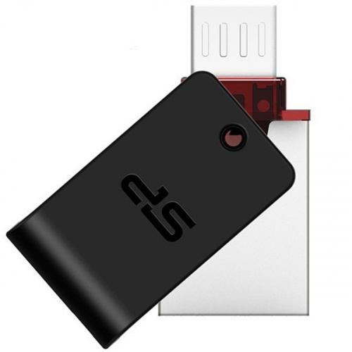 фото товару SILICON POWER 8Gb Mobile X31 Black OTG USB 3.0