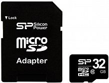 фото товару Silicon Power MicroSDHC 32GB+SD adapter (class 10)