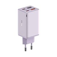 фото товару МЗП BASEUS GaN6 Pro P10162701533-00 2PD + 2USB 65W Purple
