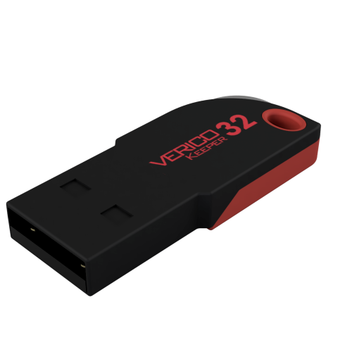 фото товару Verico USB 32Gb Keeper Black+Red