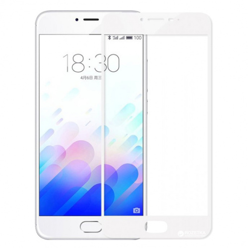 фото товару Защитное стекло MakeFuture Meizu U20 Full Cover White