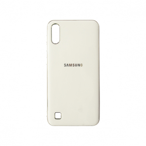 фото товару Накладка Original Silicone Joy touch Samsung A10/M10 (2019) A105F/M105F White (тех.пак)